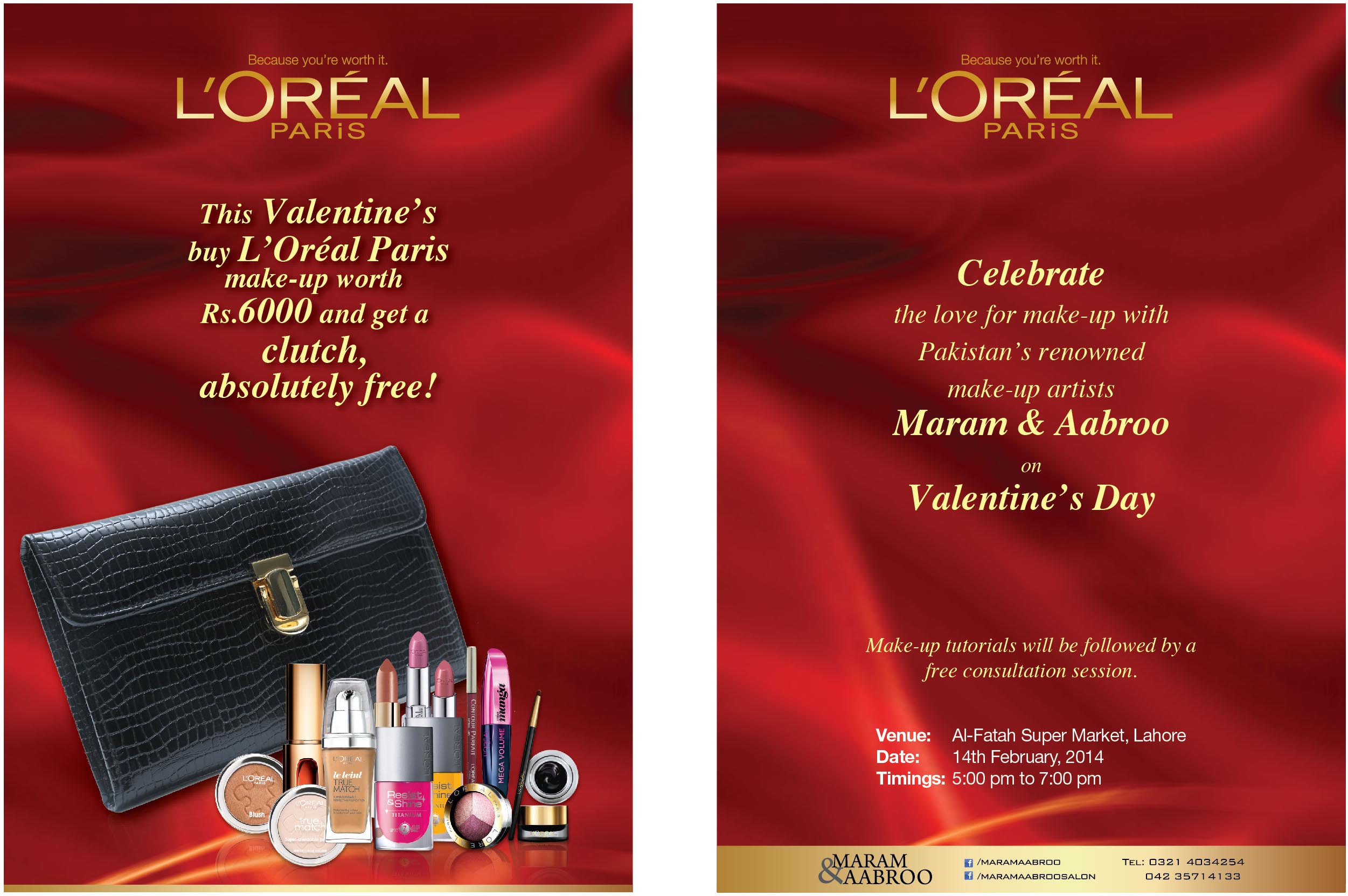L’Oréal Paris to host Valentine’s Day Animation in Karachi and Lahore!