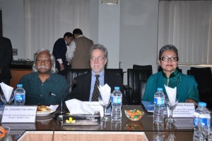 Dr. Zafrullah Chowdhury, Prof. Dr. Jeffery Hammer, Mrs. Shahima Rehman - Keynote Speakers at the seminar
