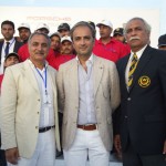 Porsche Pakistan CEO Abuzar Bokhari (centre) with Agha Najeeb and President of the Lahore Polo Club, Abdul Haye Mehta (right)