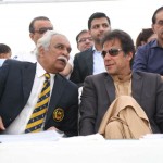 President of the Lahore Polo Club, Abdul Haye Mehta with Chief Guest, Philanthropist, Educationist and Politician Imran Khan