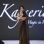 Host Nadia Hussain wearing Kayseria Shaadianeh