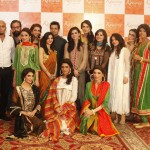 Team Kayseria with the models wearing Kayseria Shaadianeh