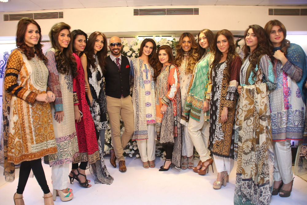 Ittehad Textiles and HSY launch S/S Lawn 2015 Collection via nationwide exhibitions in Faisalabad, Lahore and Karachi