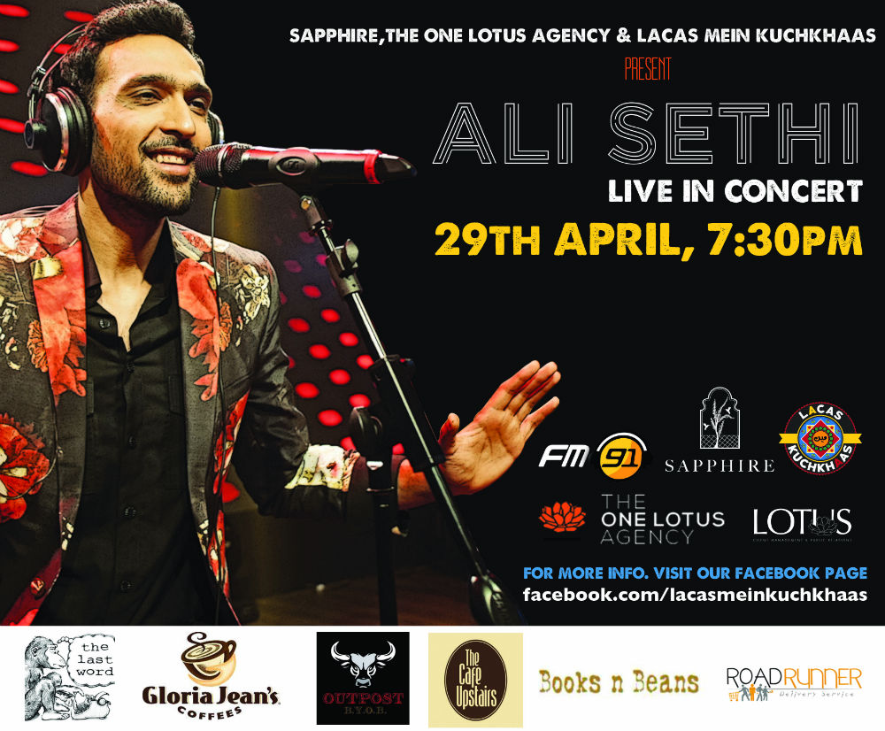 LACAS Mein Kuch Khaas presents Ali Sethi live in concert
